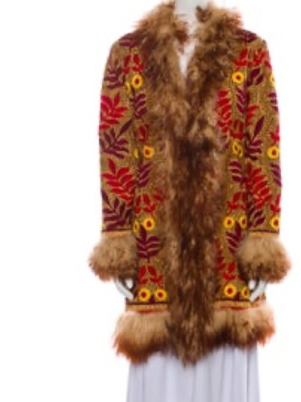 Anna Sui
Vintage Late 1990's - Early 2000's Fur Coat